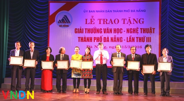 Lễ trao Giải thưởng Văn học- Nghệ thuật thành phố Đà Nẵng lần thứ III (2010 - 2014)